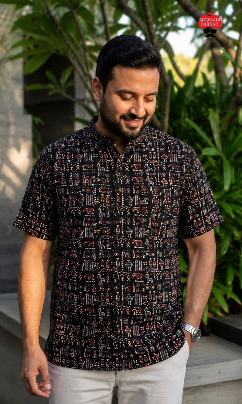 Amrah Wholesale B Desi Vol 4 Cotton Printed Men's Short Kurta