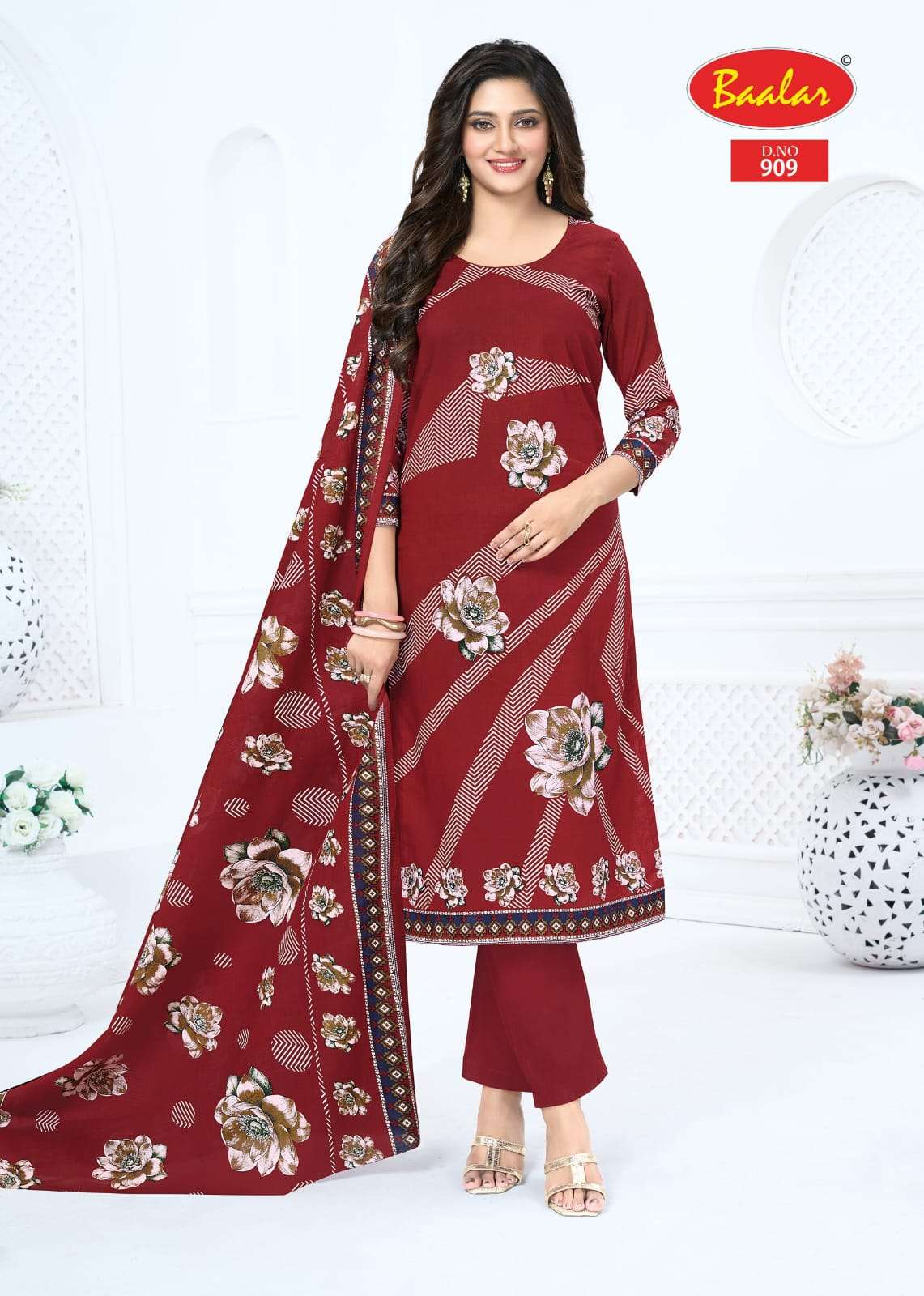 Baalar Pashmina Vol-9 Cotton Printed Dress Material