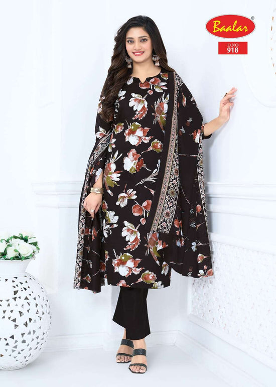Baalar Pashmina Vol-9 Cotton Printed Dress Material