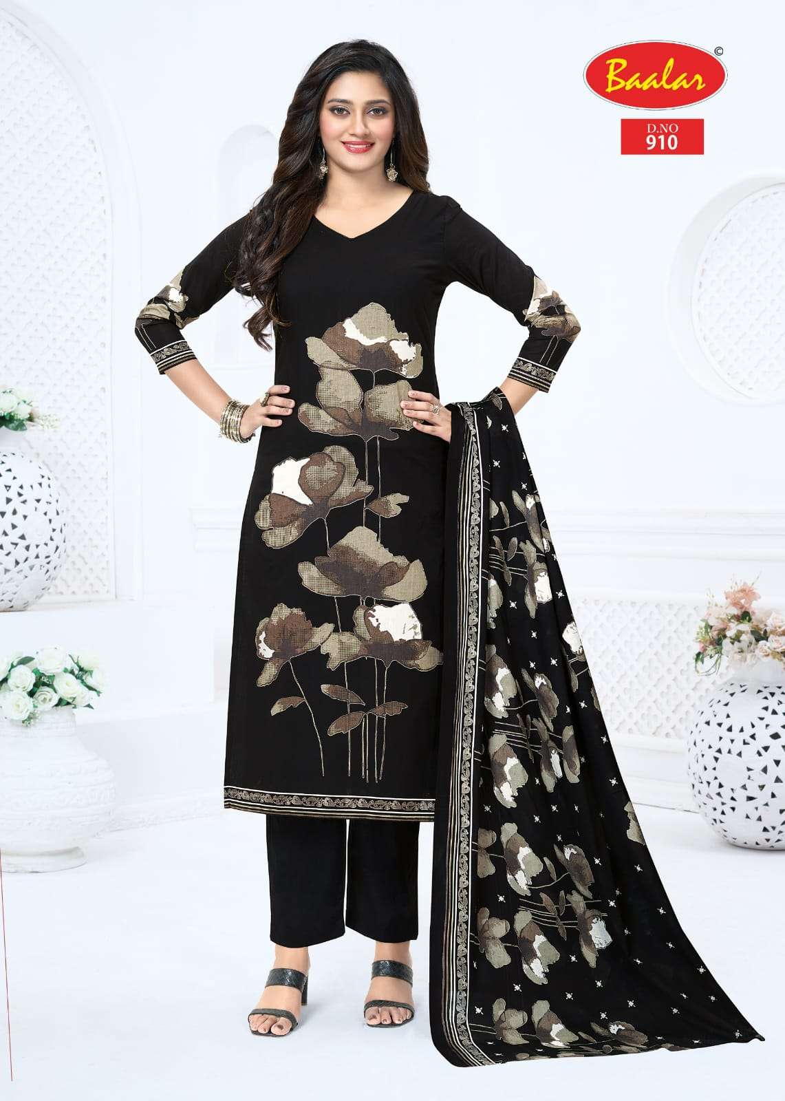 Baalar Pashmina Vol-9 Cotton Printed Dress Material