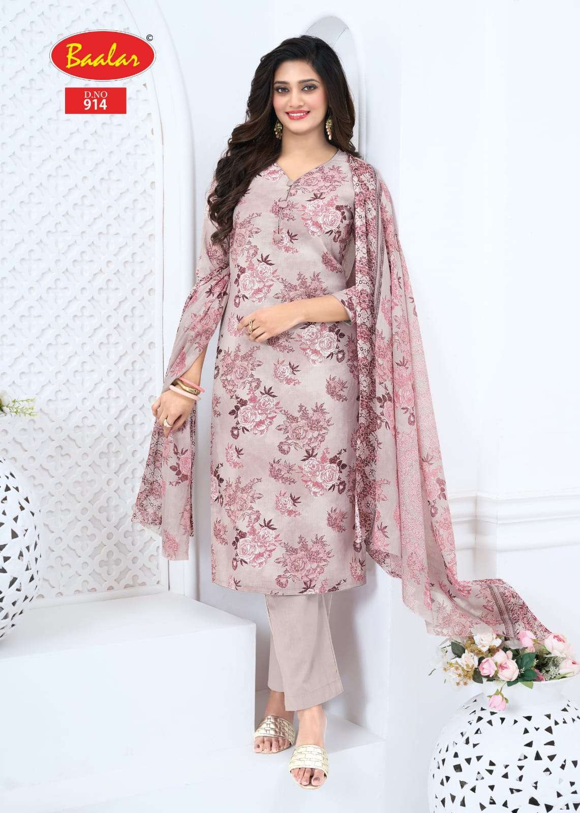 Baalar Pashmina Vol-9 Cotton Printed Dress Material