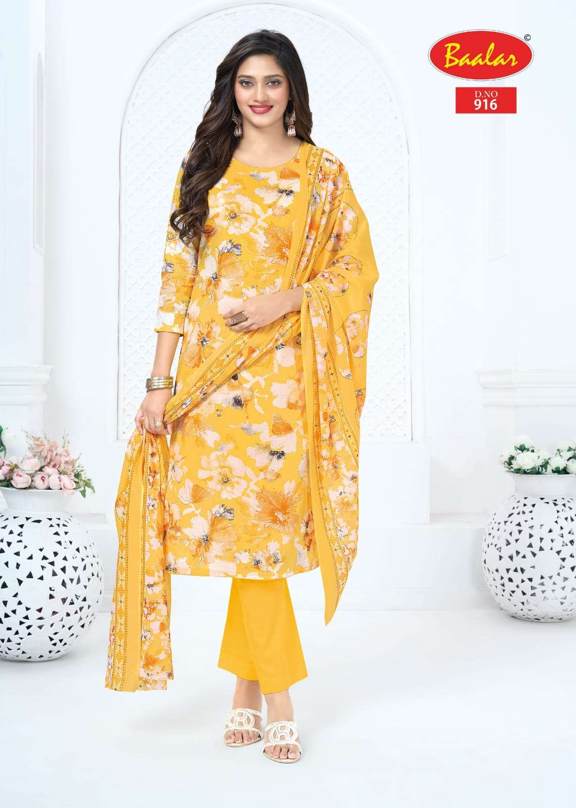 Baalar Pashmina Vol-9 Cotton Printed Dress Material