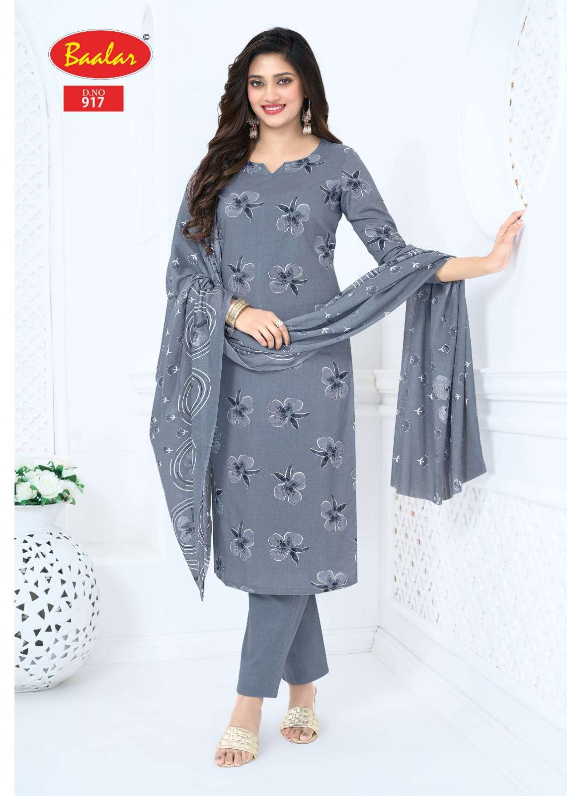 Baalar Pashmina Vol-9 Cotton Printed Dress Material