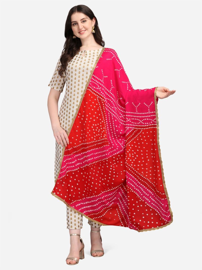 Amrah Wholesale Bandhani Dupatta 1 14 Kg Rayon Dupatta