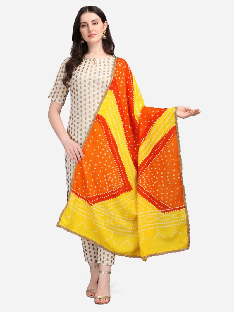 Amrah Wholesale Bandhani Dupatta 1 14 Kg Rayon Dupatta