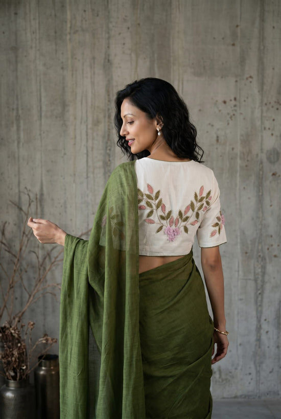 Amrah Wholesale Bk Vol 1 Khadi Cotton Embroidered Saree Collection - Amrah Wholesale