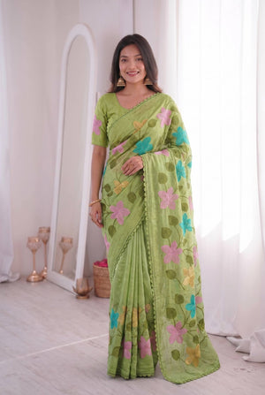 Amrah Wholesale Bt 1311 Viscose Crunchy Silk Saree - Amrah Wholesale