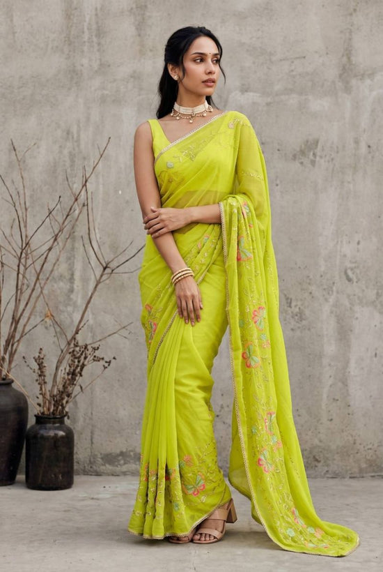 Amrah Wholesale Bt 1320 Star Georgette Saree
