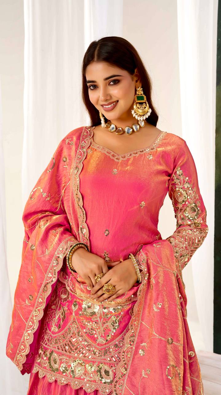 Amrah Wholesale Bt 5051 Jelly Shimmer Silk Lehenga