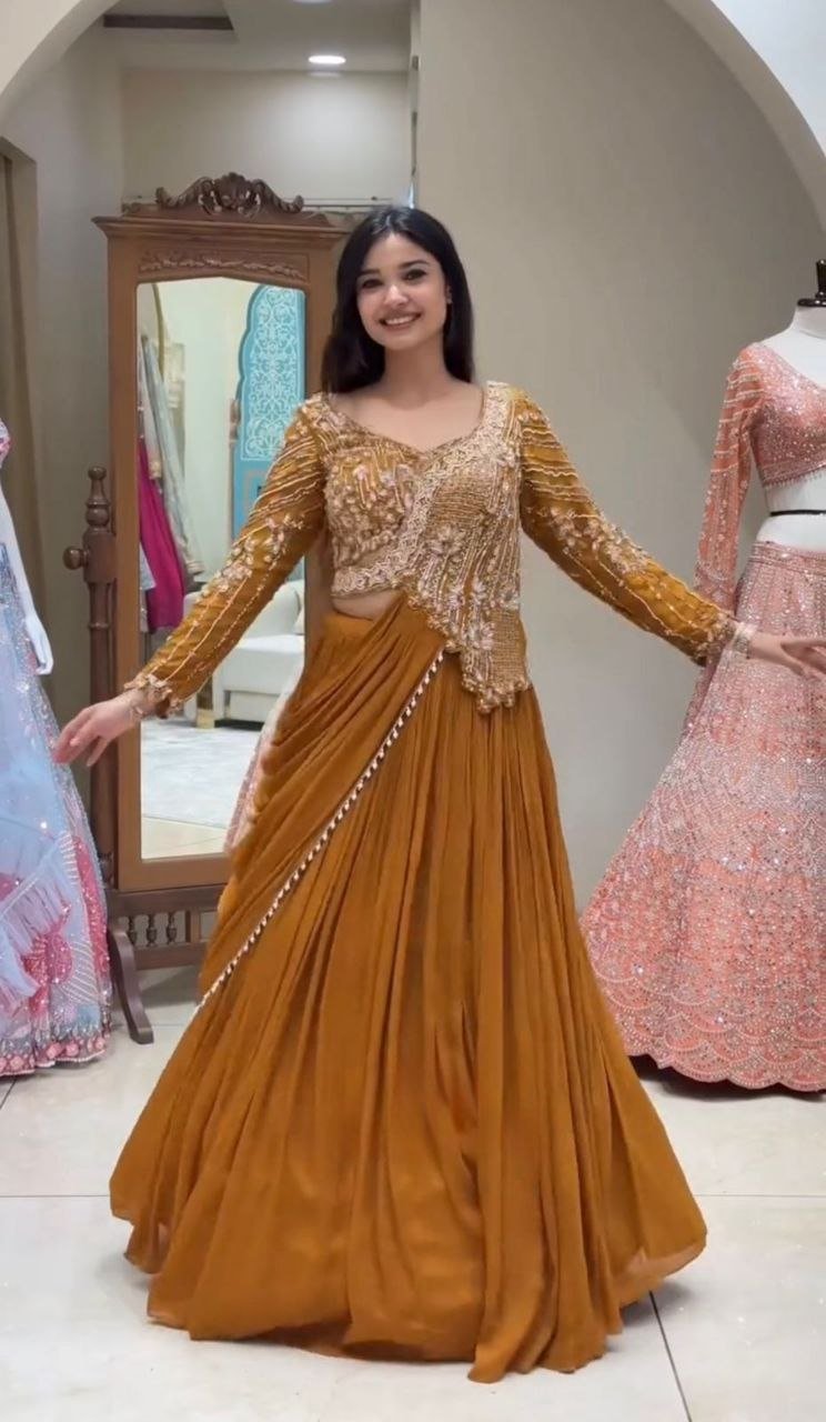 Amrah Wholesale Bt 7153 Rangoli Silk Lehenga - Amrah Wholesale