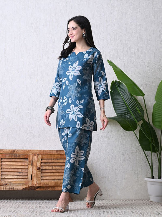 Amrah Wholesale C 209 Rama Cotton Blend Co Ord Set