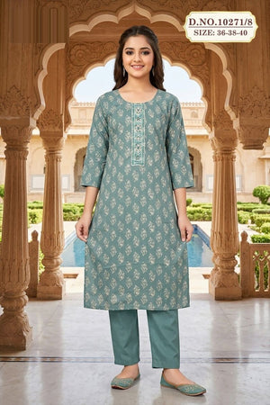 Amrah Wholesale Capsule 10271 Vol 8 Printed Kurti