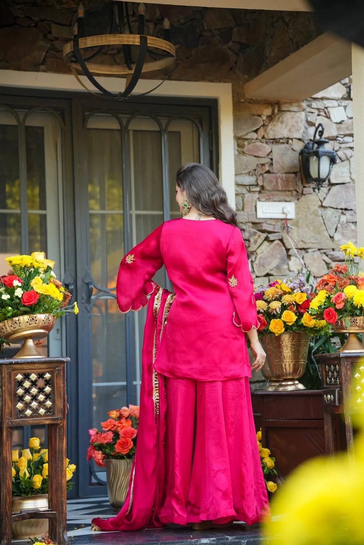 Amrah Wholesale Chelsy 01 Fandy Silk Kurti Pant Dupatta Set - Amrah Wholesale