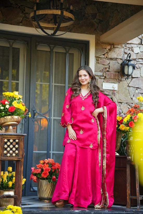 Amrah Wholesale Chelsy 01 Fandy Silk Kurti Pant Dupatta Set - Amrah Wholesale