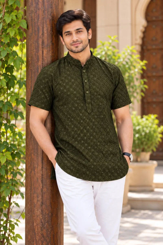 Amrah Wholesale Chikankari Shirt Vol 1 Rayon Short Kurta