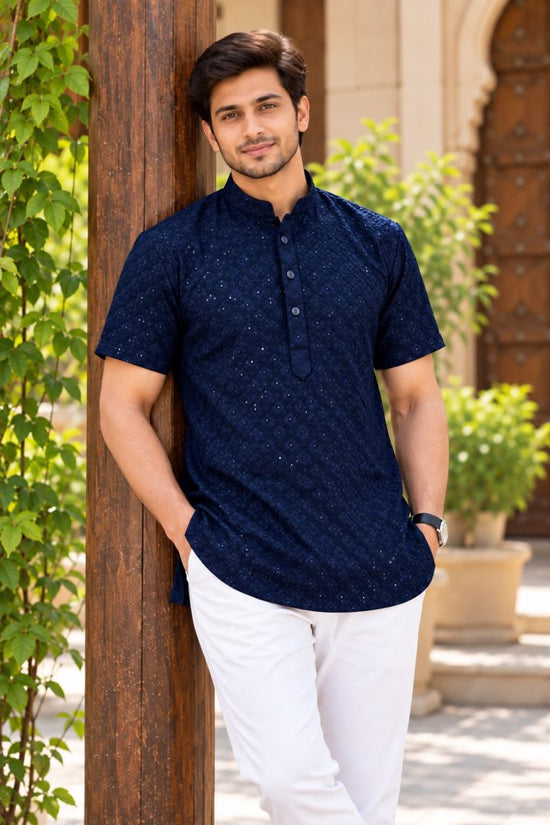 Amrah Wholesale Chikankari Shirt Vol 1 Rayon Short Kurta