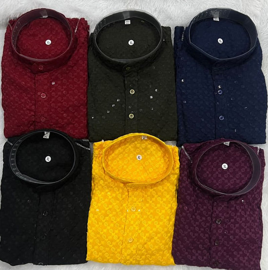 Amrah Wholesale Chikankari Shirt Vol 1 Rayon Short Kurta