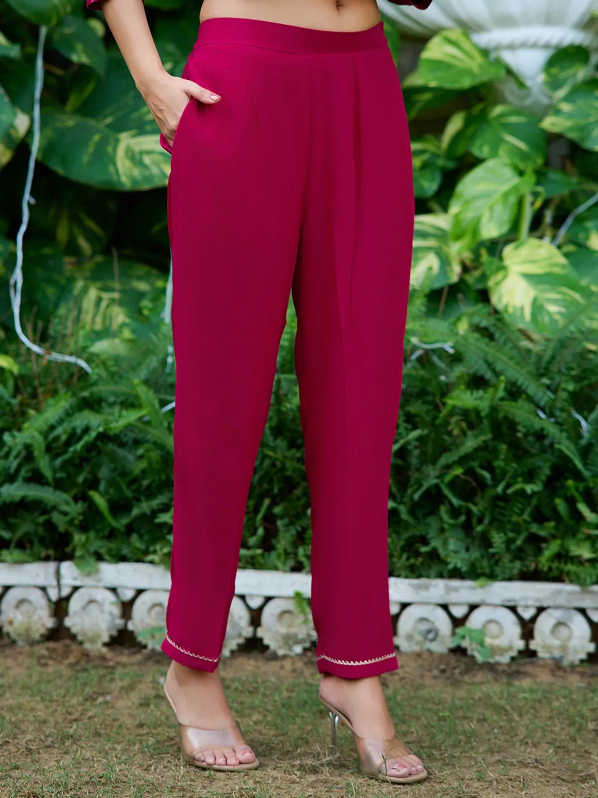 Amrah Wholesale Dhruvi 434 Rayon Kurti Pant Dupatta Set - Amrah Wholesale