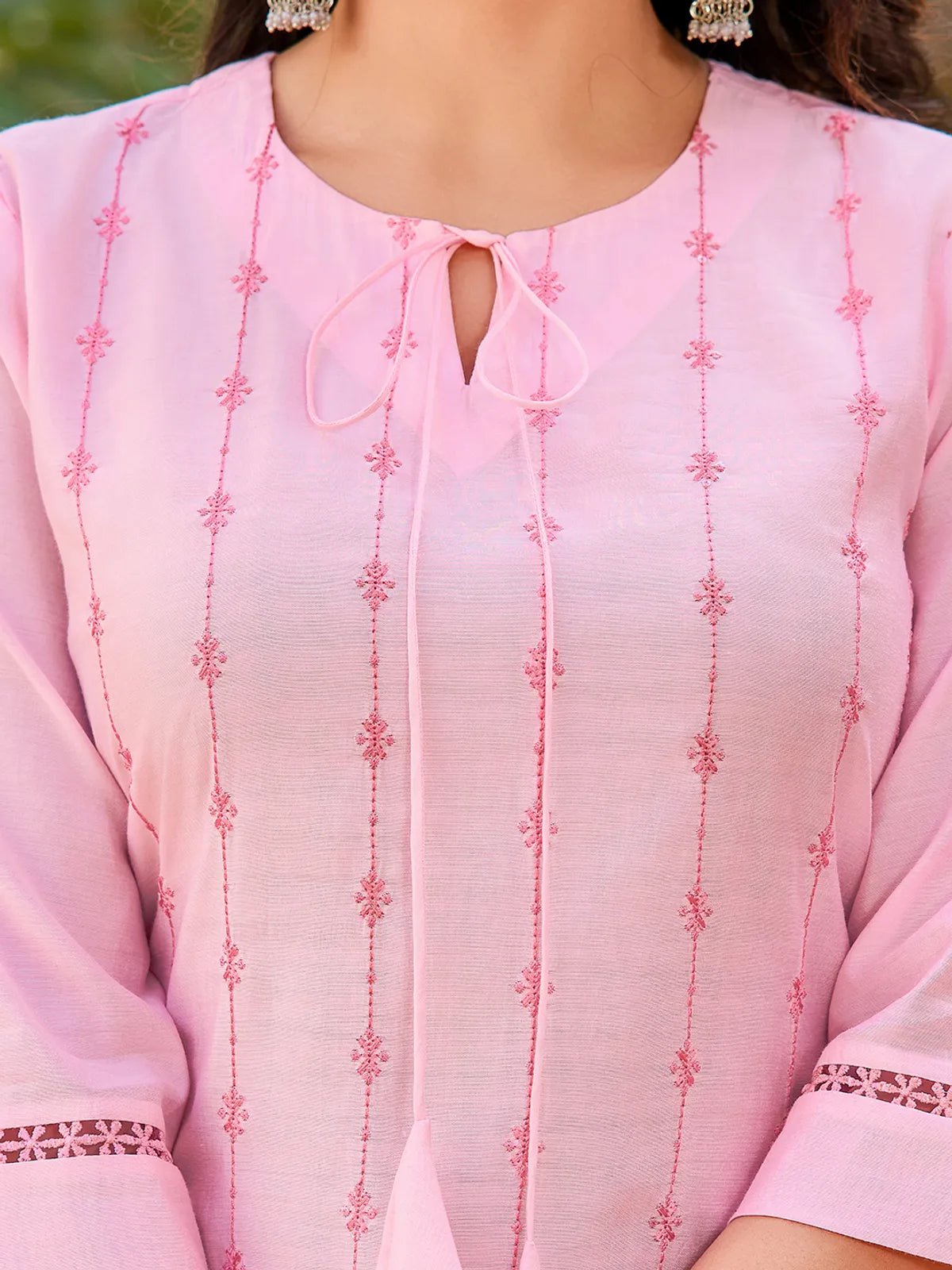 Amrah Wholesale Dhruvi 436 Cotton Kurti Pant Dupatta Set - Amrah Wholesale