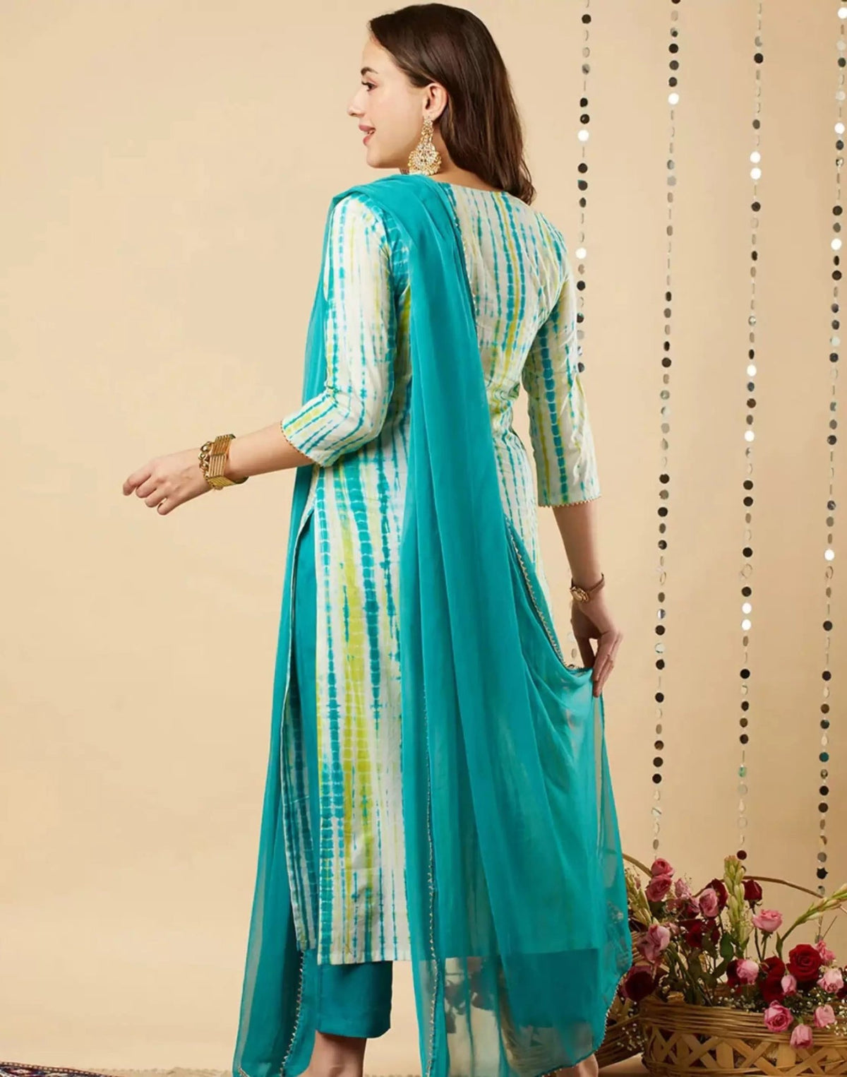 Amrah Wholesale Dhruvi 446 Viscose Kurti Pant Dupatta Set - Amrah Wholesale
