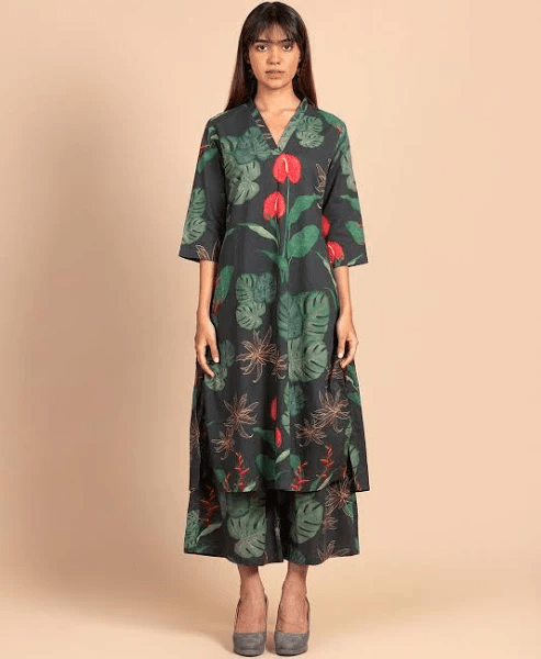 Amrah Wholesale Dhruvi 455 Viscose Kurti Pant Set - Amrah Wholesale