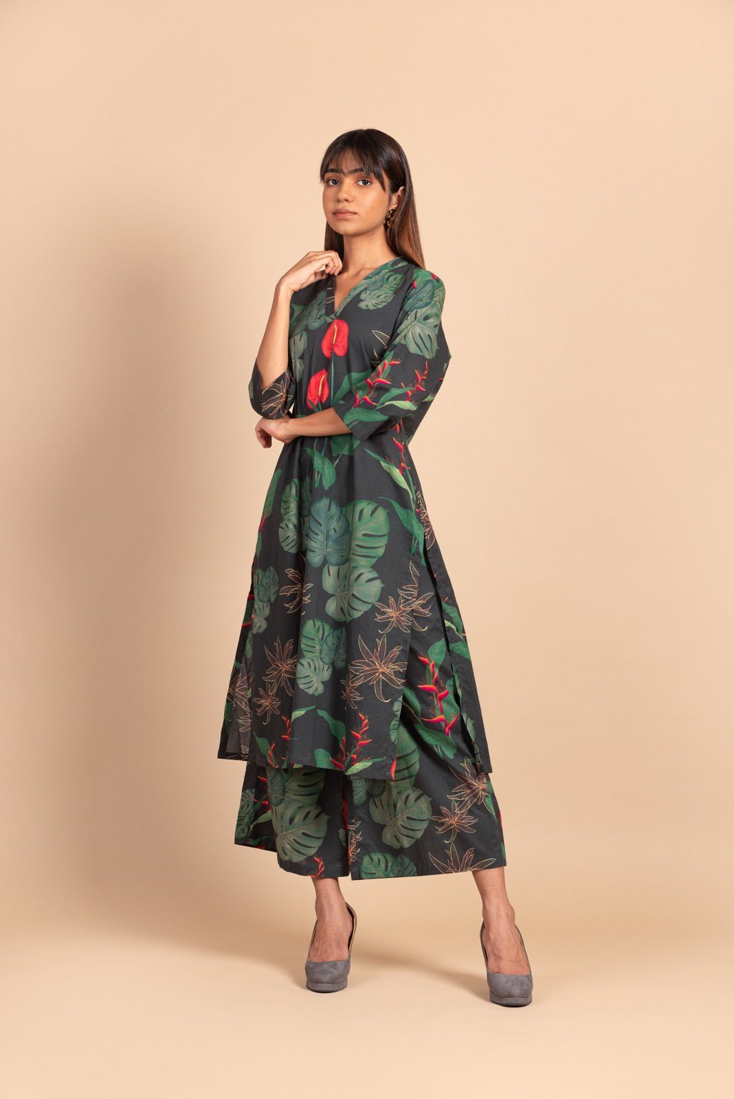Amrah Wholesale Dhruvi 455 Viscose Kurti Pant Set - Amrah Wholesale