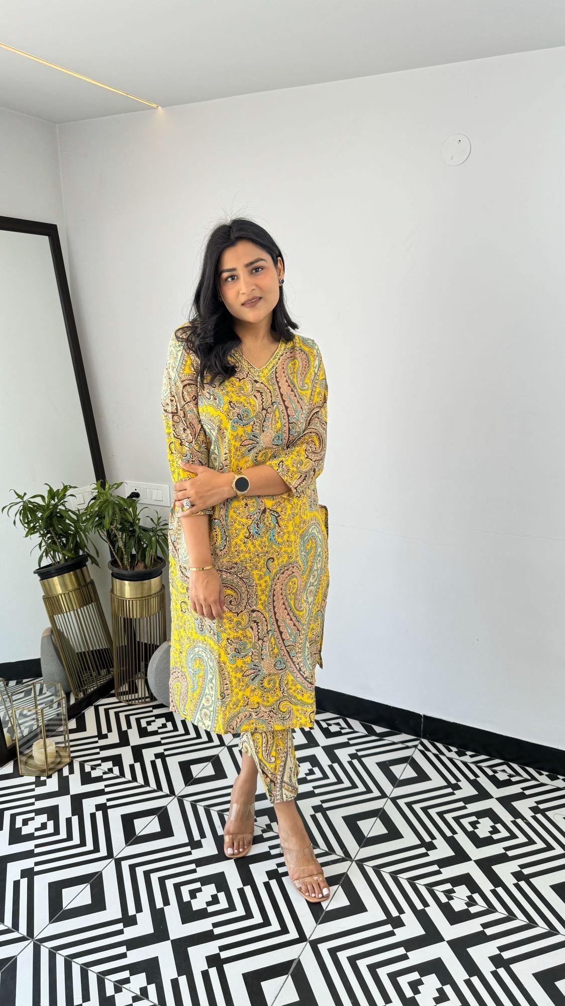 Amrah Wholesale Dhruvi 456 Viscose Printed Kurti Pant Set - Amrah Wholesale