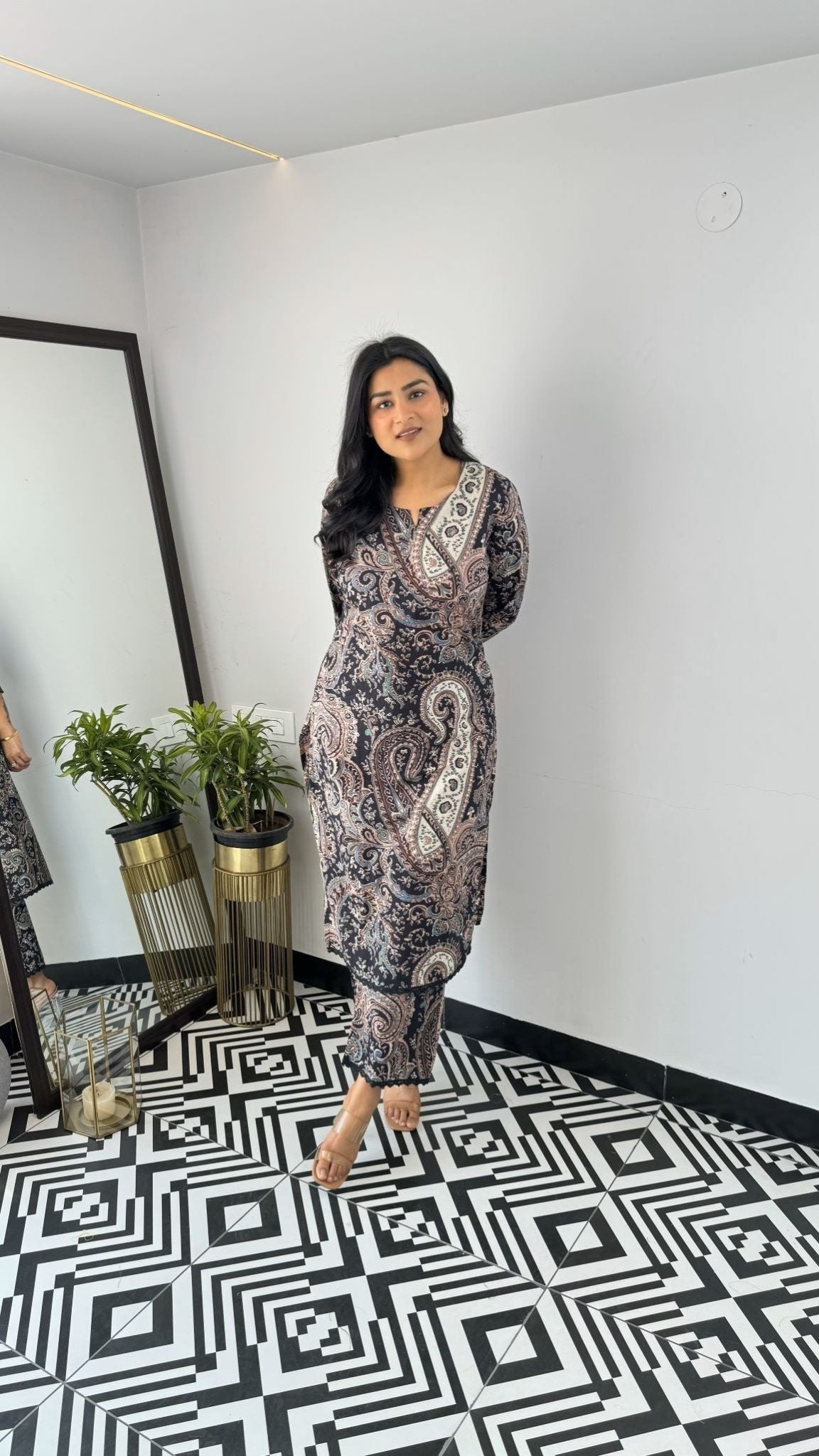 Amrah Wholesale Dhruvi 457 Viscose Printed Kurti Pant Set - Amrah Wholesale