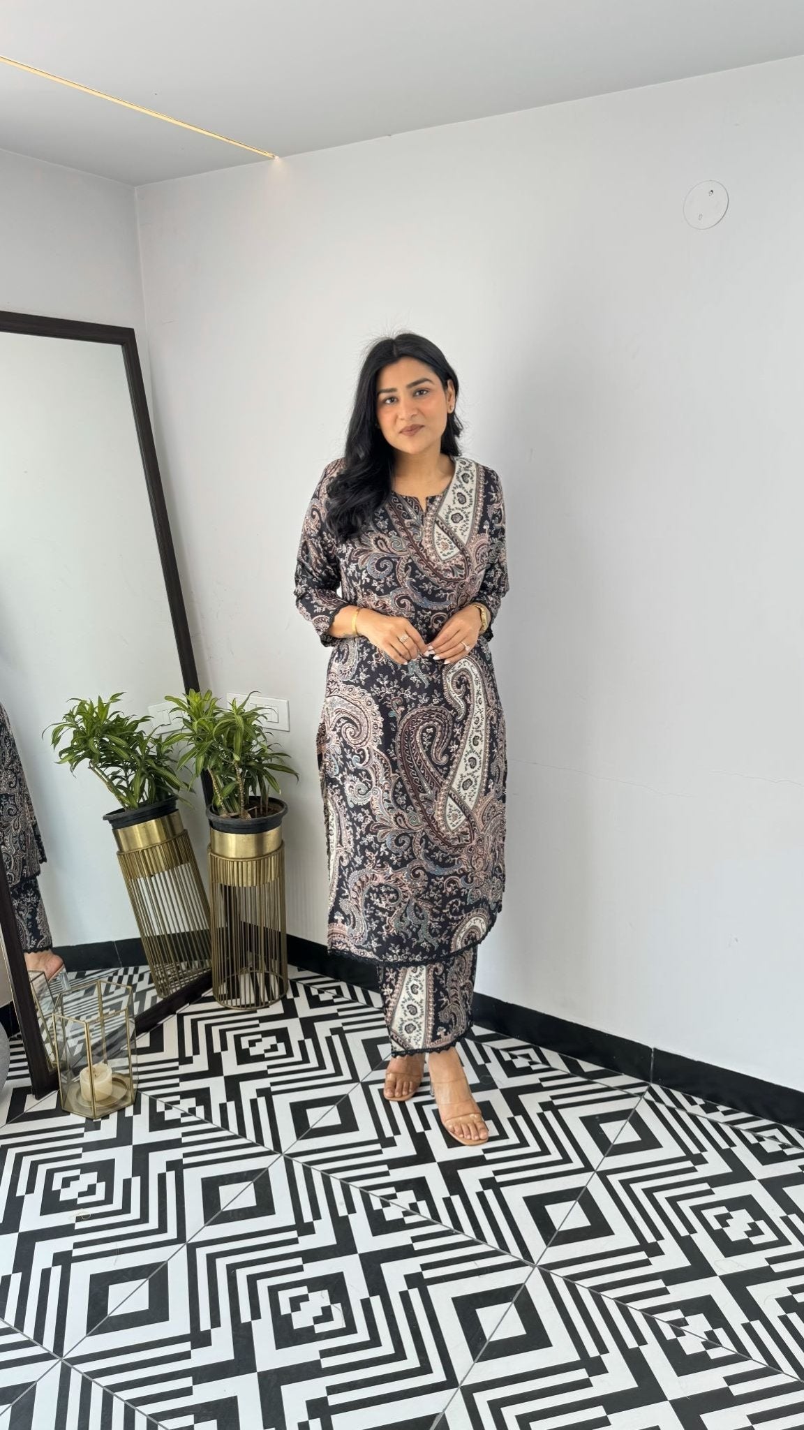 Amrah Wholesale Dhruvi 457 Viscose Printed Kurti Pant Set - Amrah Wholesale