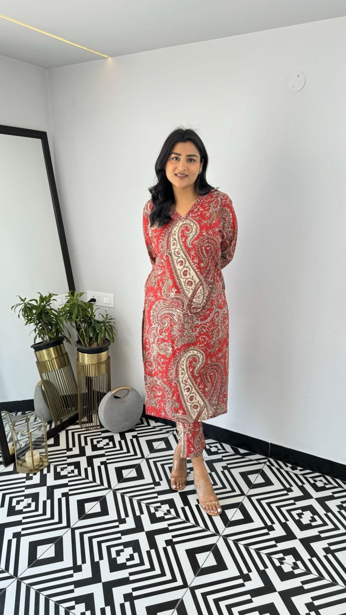 Amrah Wholesale Dhruvi 458 Viscose Printed Kurti Pant Set - Amrah Wholesale