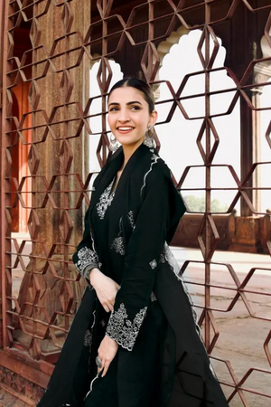 Amrah Wholesale Dhruvi 463 Viscose Kurti Pant Dupatta Set