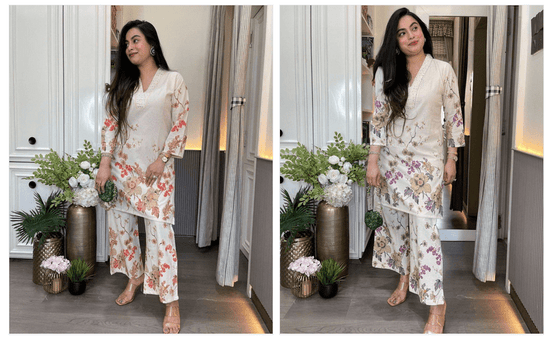 Amrah Wholesale Dhunitya 01 Cotton Printed Kurti Pant Set - Amrah Wholesale