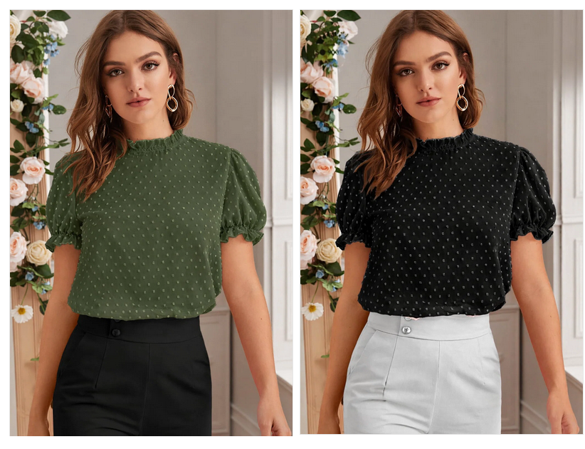 Amrah Wholesale Emily 9401 Georgette Tops