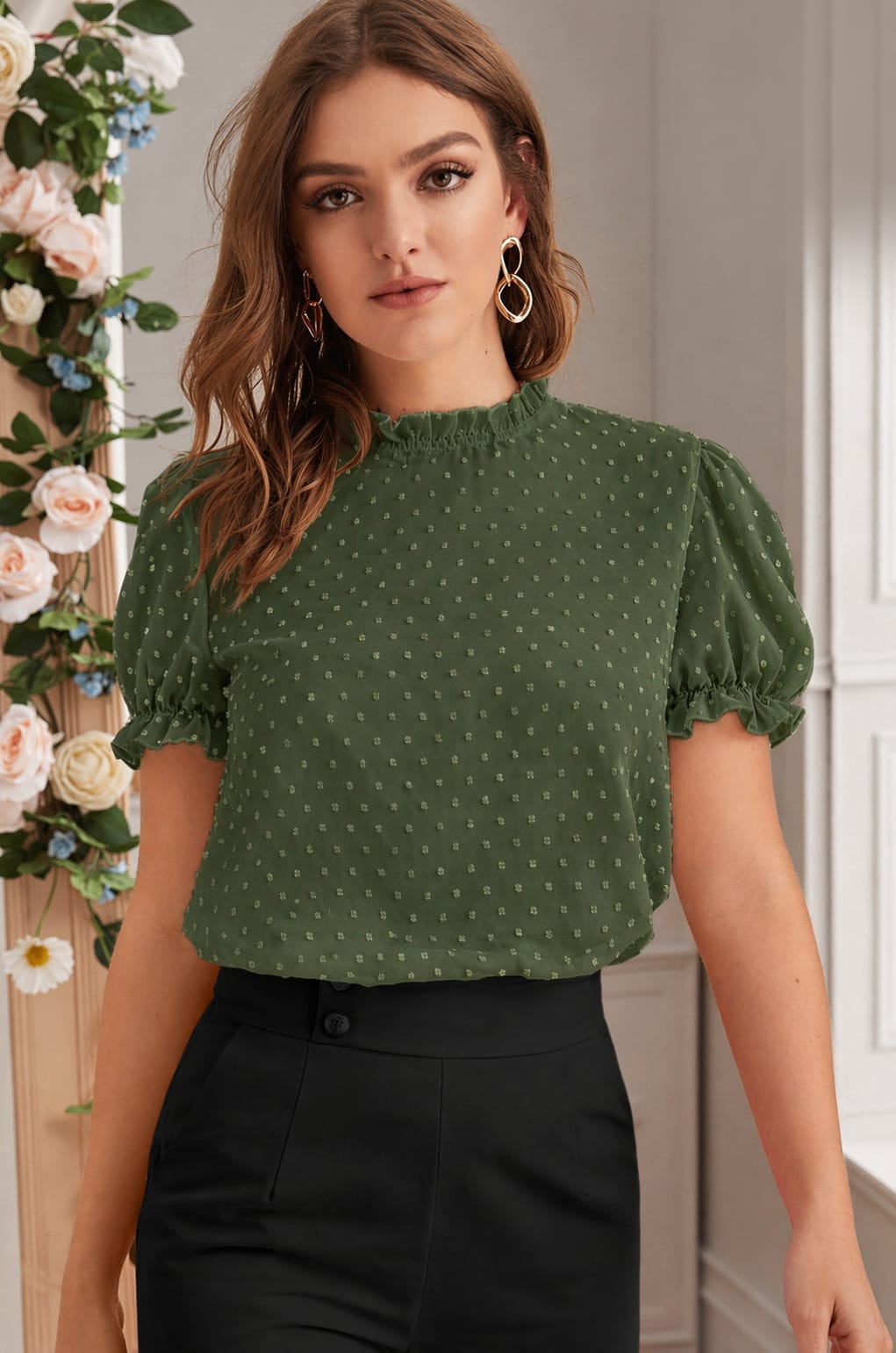 Amrah Wholesale Emily 9401 Georgette Tops