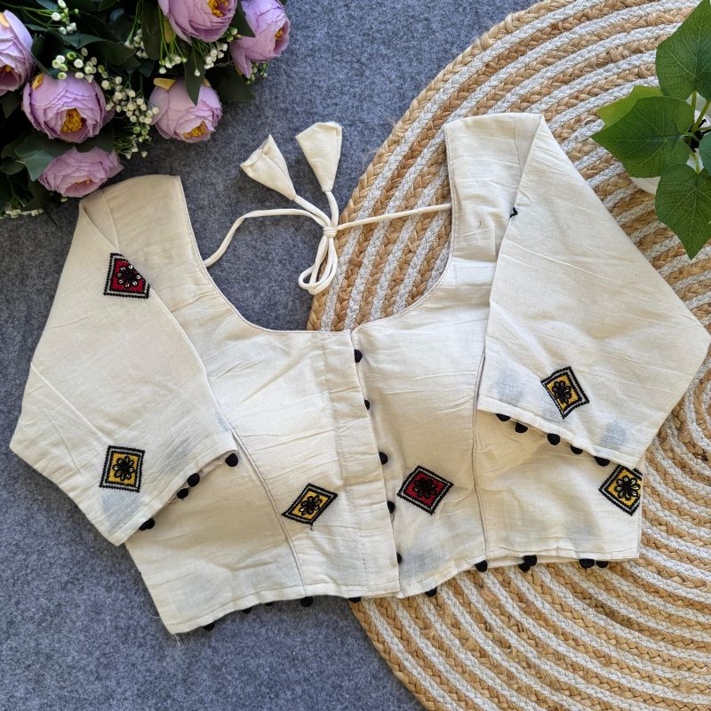 Amrah Wholesale Fab Khadi Vol 9 Khadi Printed Blouse - Amrah Wholesale