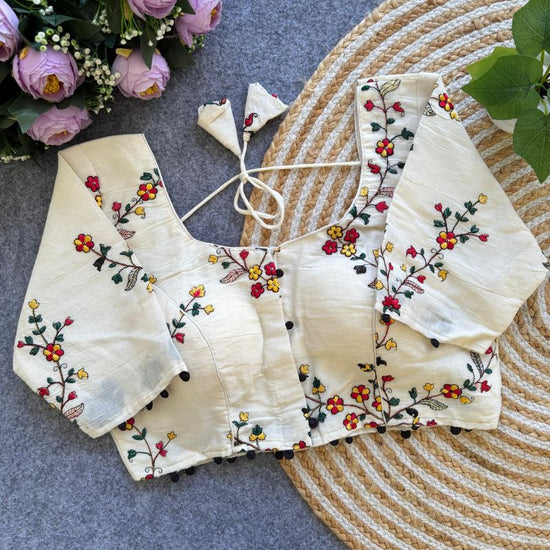 Amrah Wholesale Fab Khadi Vol 9 Khadi Printed Blouse - Amrah Wholesale