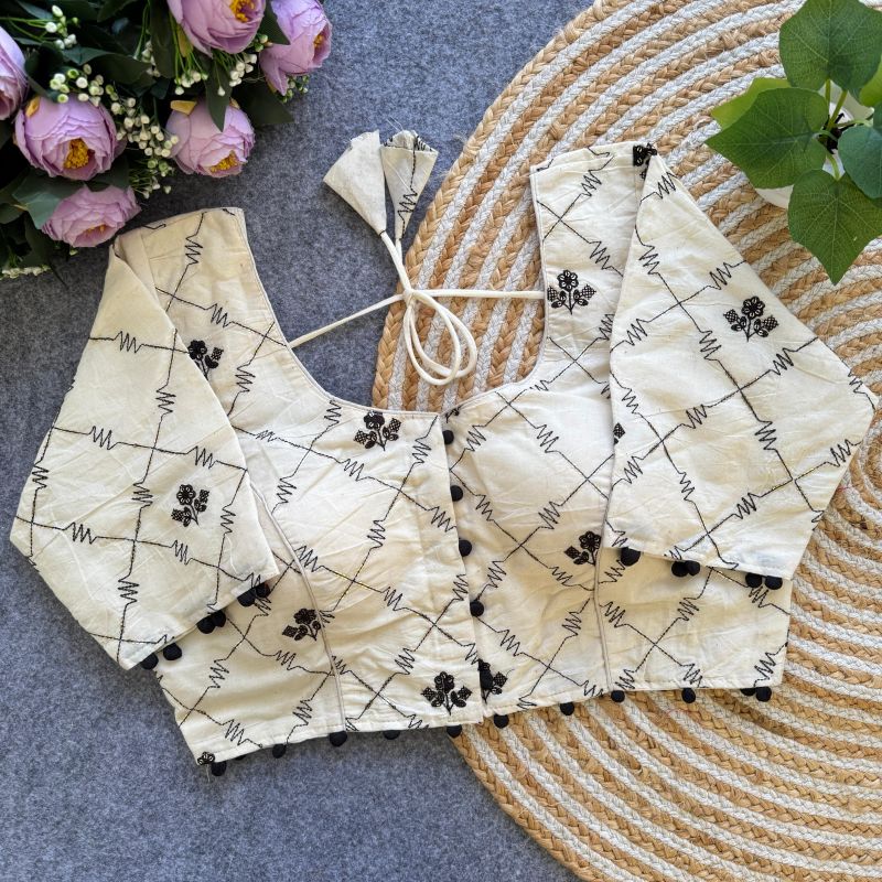 Amrah Wholesale Fab Khadi Vol 9 Khadi Printed Blouse - Amrah Wholesale