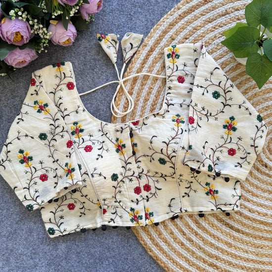 Amrah Wholesale Fab Khadi Vol 9 Khadi Printed Blouse - Amrah Wholesale