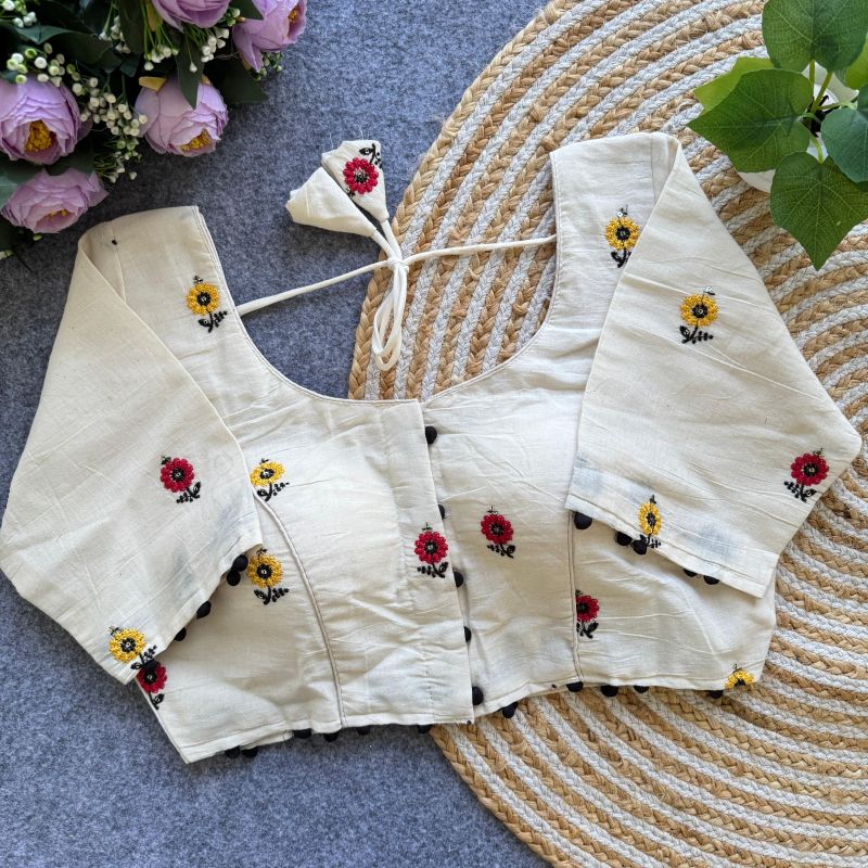 Amrah Wholesale Fab Khadi Vol 9 Khadi Printed Blouse - Amrah Wholesale