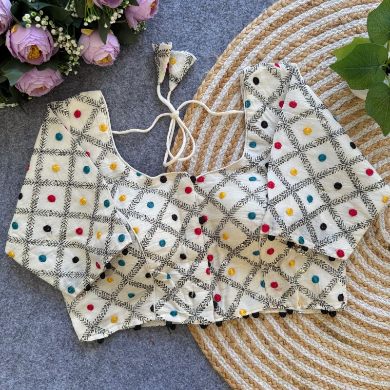 Amrah Wholesale Fab Khadi Vol 9 Khadi Printed Blouse - Amrah Wholesale