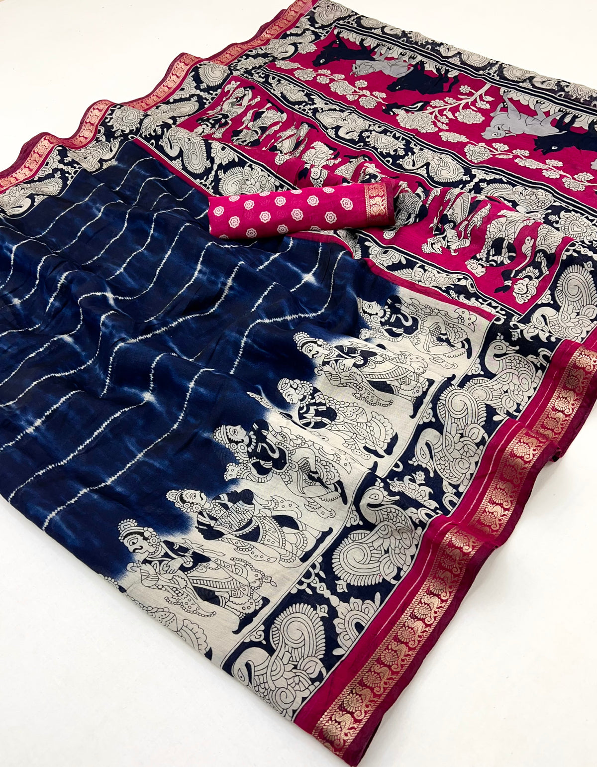 Amrah Wholesale Gaiya A 7001 To 7006 PV Cotton Saree
