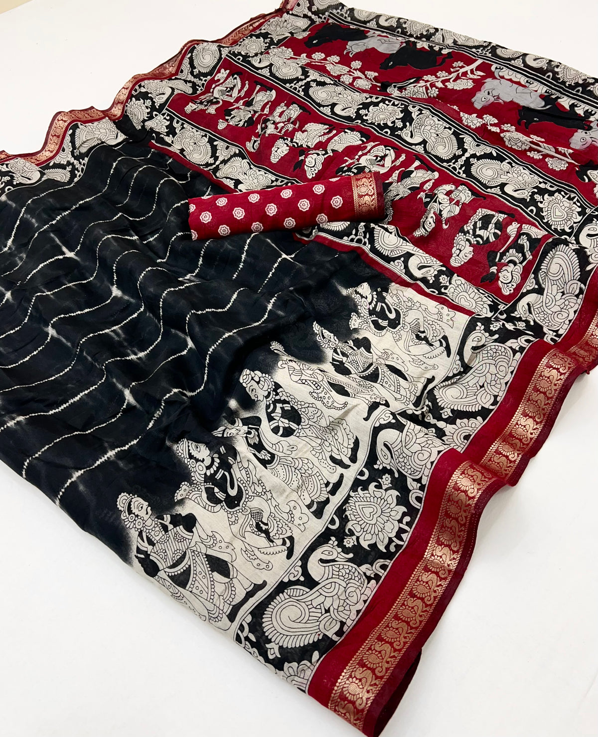 Amrah Wholesale Gaiya A 7001 To 7006 PV Cotton Saree