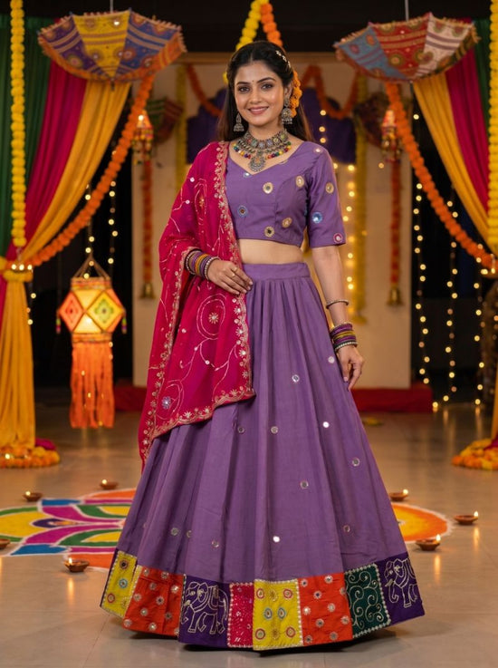 Amrah Wholesale Garbi Vol 1 Roman Silk Lehenga Choli
