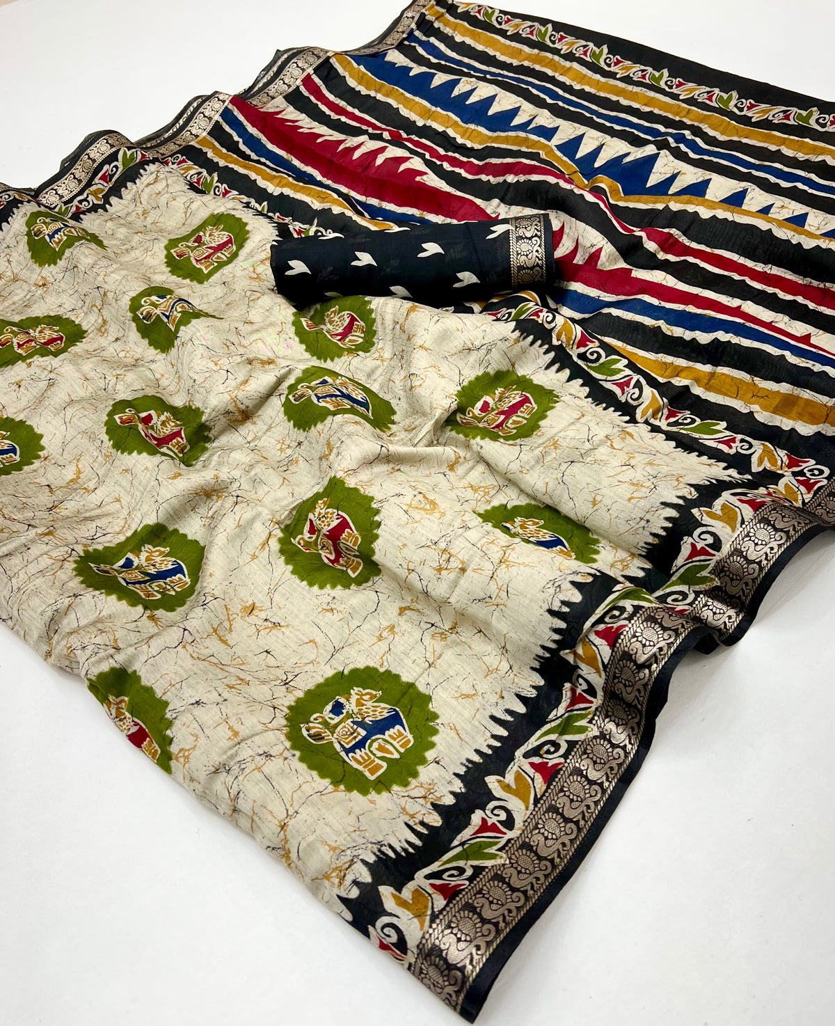 Amrah Wholesale Gola G 5001 To 5006 PV Cotton Printed Saree