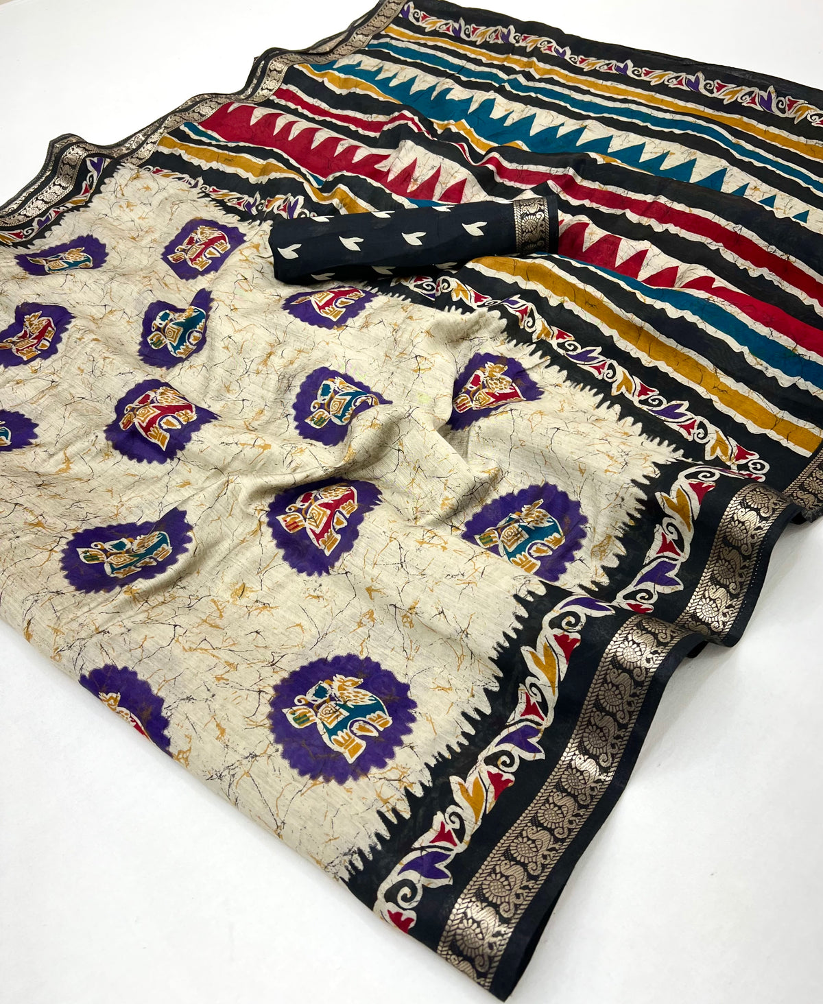 Amrah Wholesale Gola G 5001 To 5006 PV Cotton Printed Saree