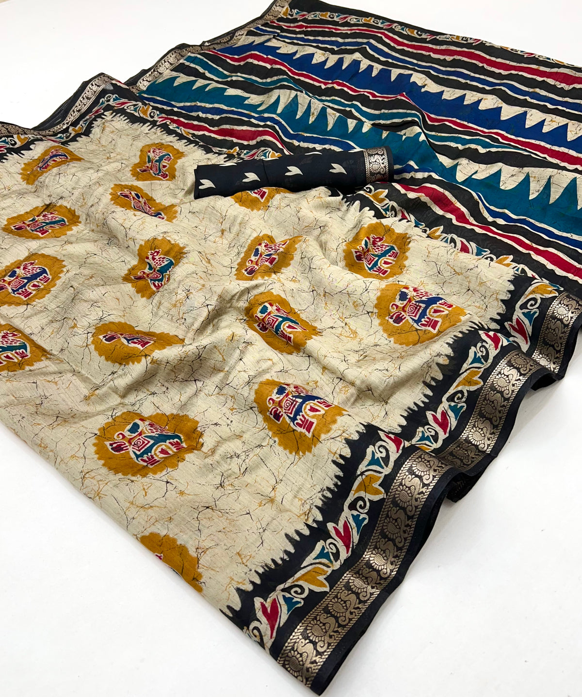 Amrah Wholesale Gola G 5001 To 5006 PV Cotton Printed Saree