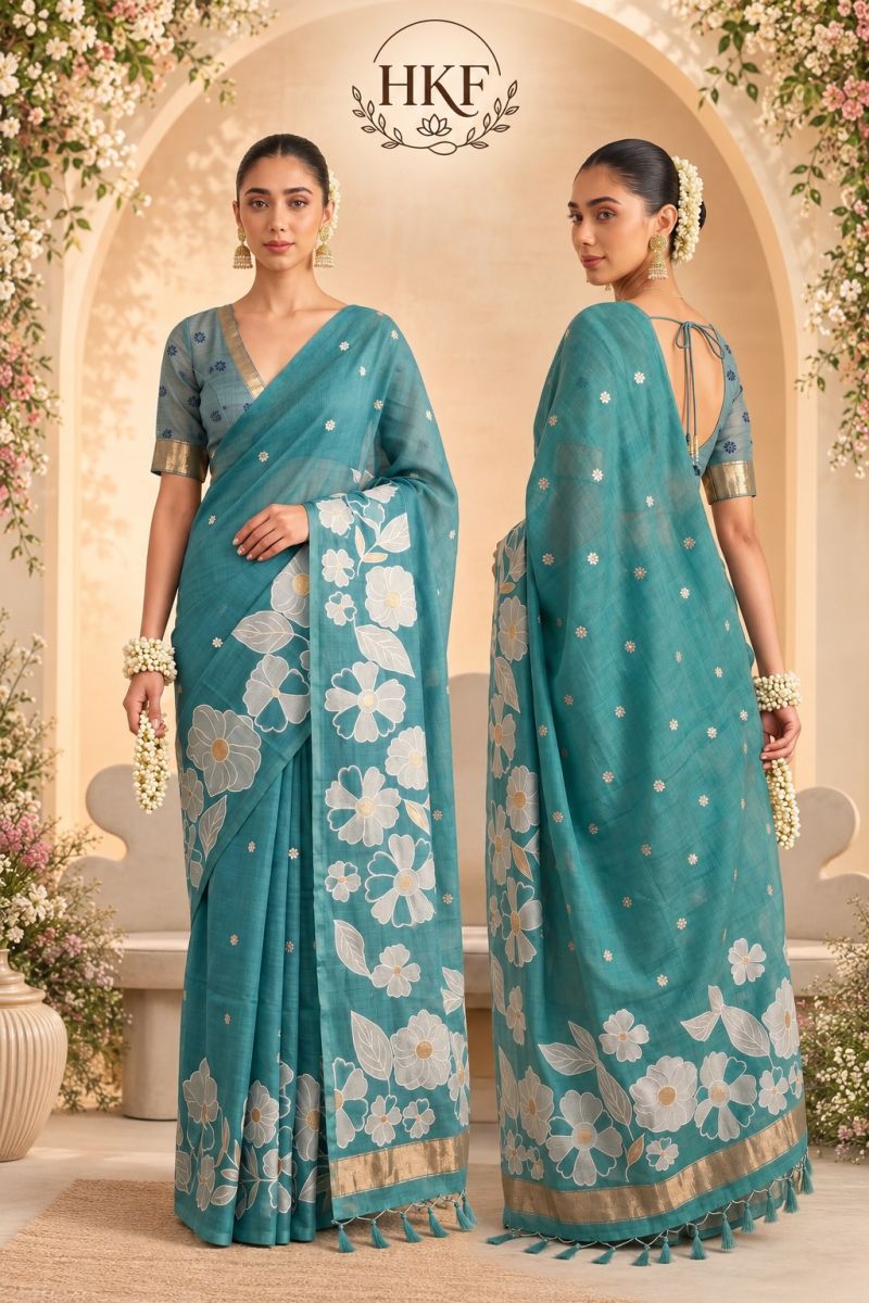 Amrah Wholesale Hkf Madhuban Saree Vol 1 Soft Cotton Fancy Saree