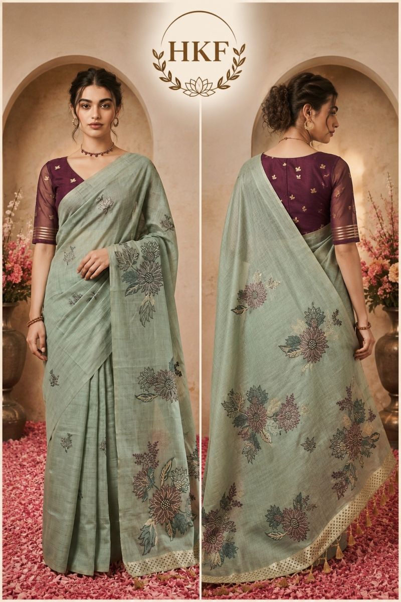 Amrah Wholesale Hkf Madhuban Saree Vol 1 Soft Cotton Fancy Saree