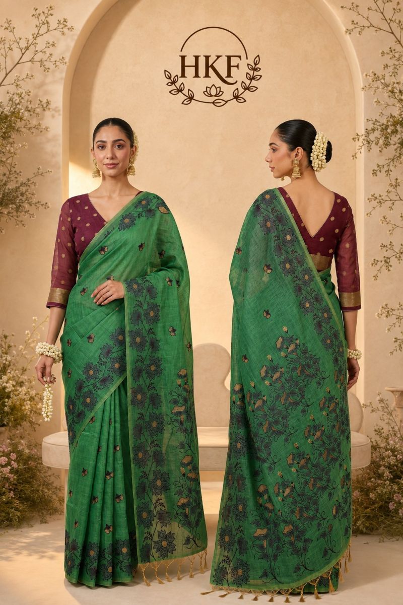 Amrah Wholesale Hkf Madhuban Saree Vol 2 Soft Cotton Saree