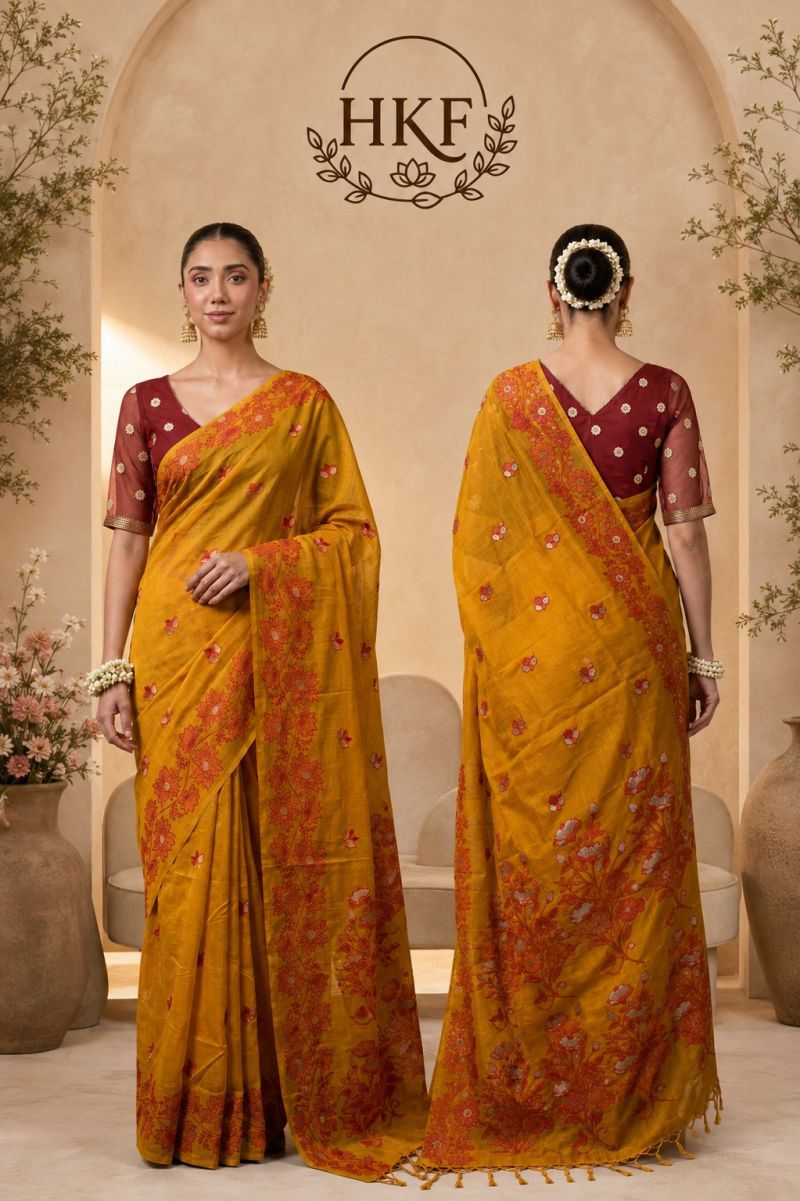 Amrah Wholesale Hkf Madhuban Saree Vol 2 Soft Cotton Saree